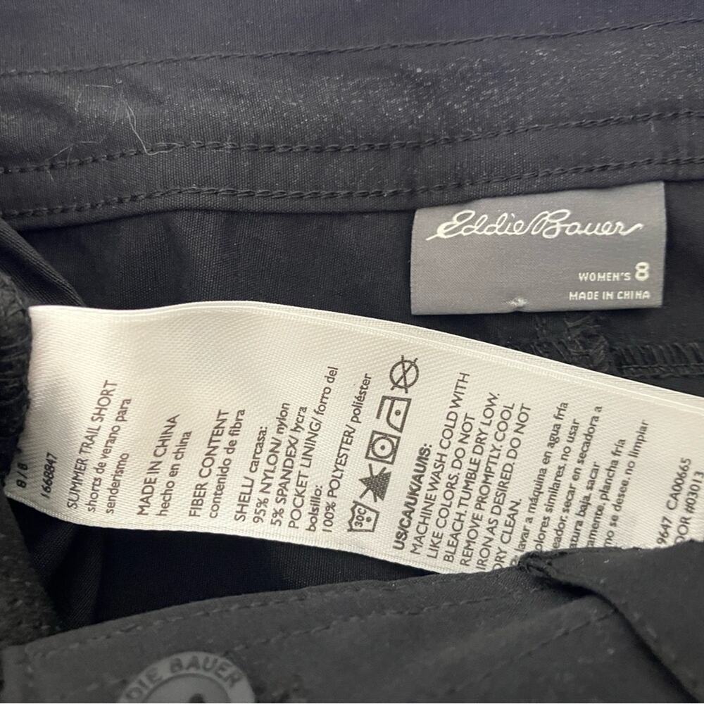 Eddie Bauer Women's Black Casual Shorts Size 8 - Picture 3 of 6